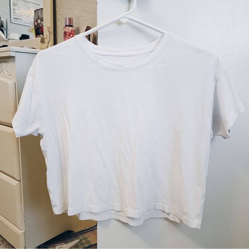 Lululemon white cates tee